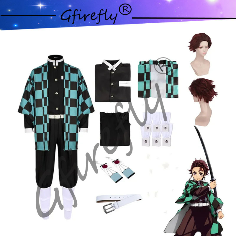 Prop De Cosplay - Kamado Tanjirou Cosplay Costume Katana Sword