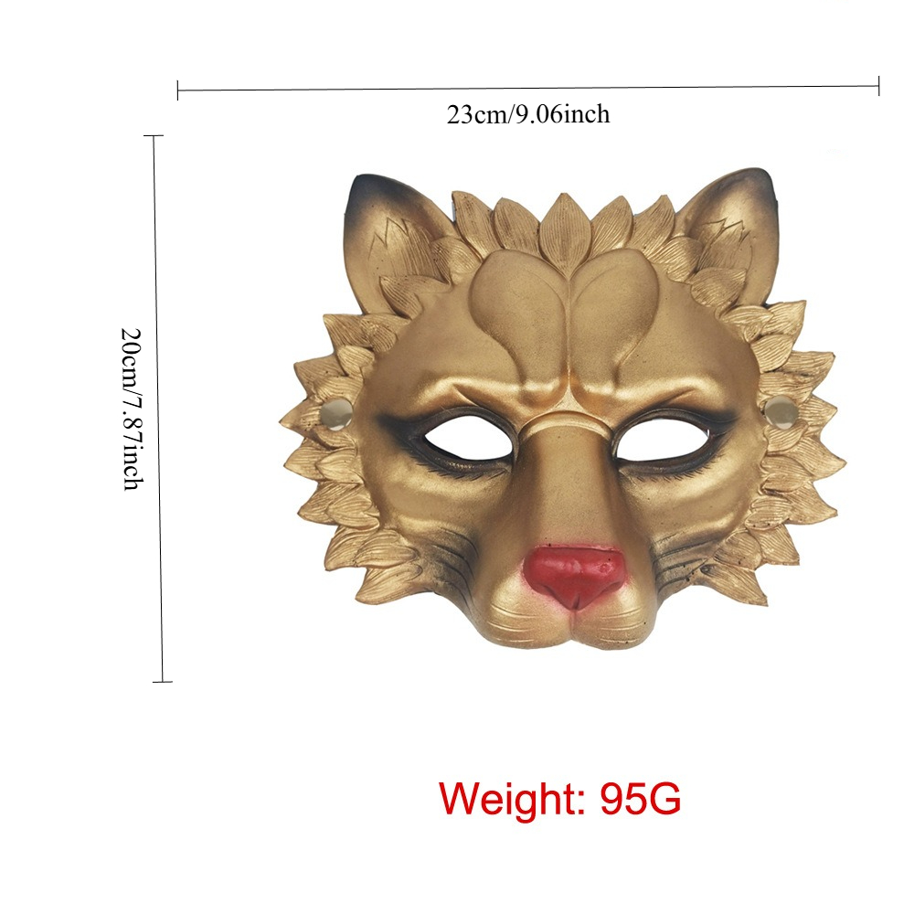 Adult Halloween Lion Mask 3D P - đánh giá và giá Cosplay Props Eva Foam