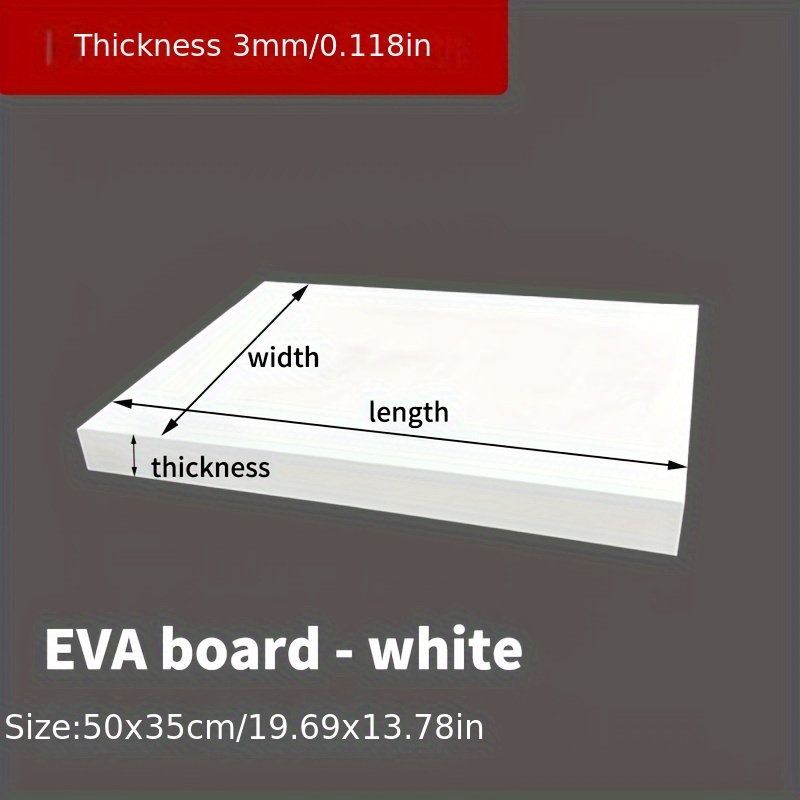 EVA Foam Board 14x39 Inch, 3mm - đánh giá và giá Cosplay Props Eva Foam