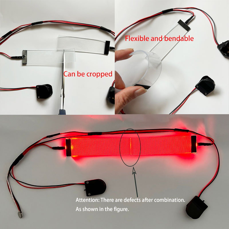 Red Flexible Bendable DIY LED  - đánh giá và giá Cosplay Prop Kit