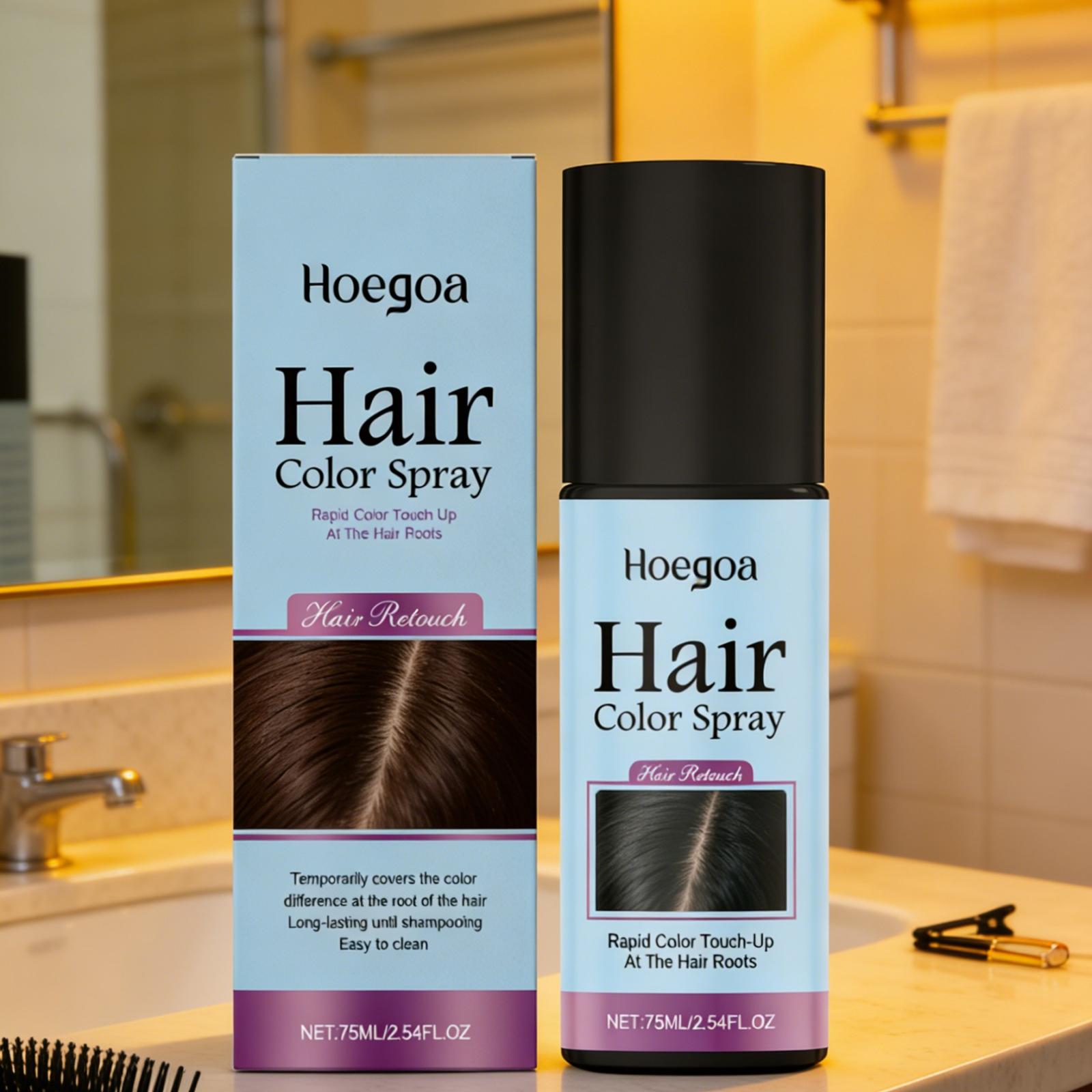 Hoegoa Hair Color Spray Hair S - đánh giá và giá Hair Spray Color