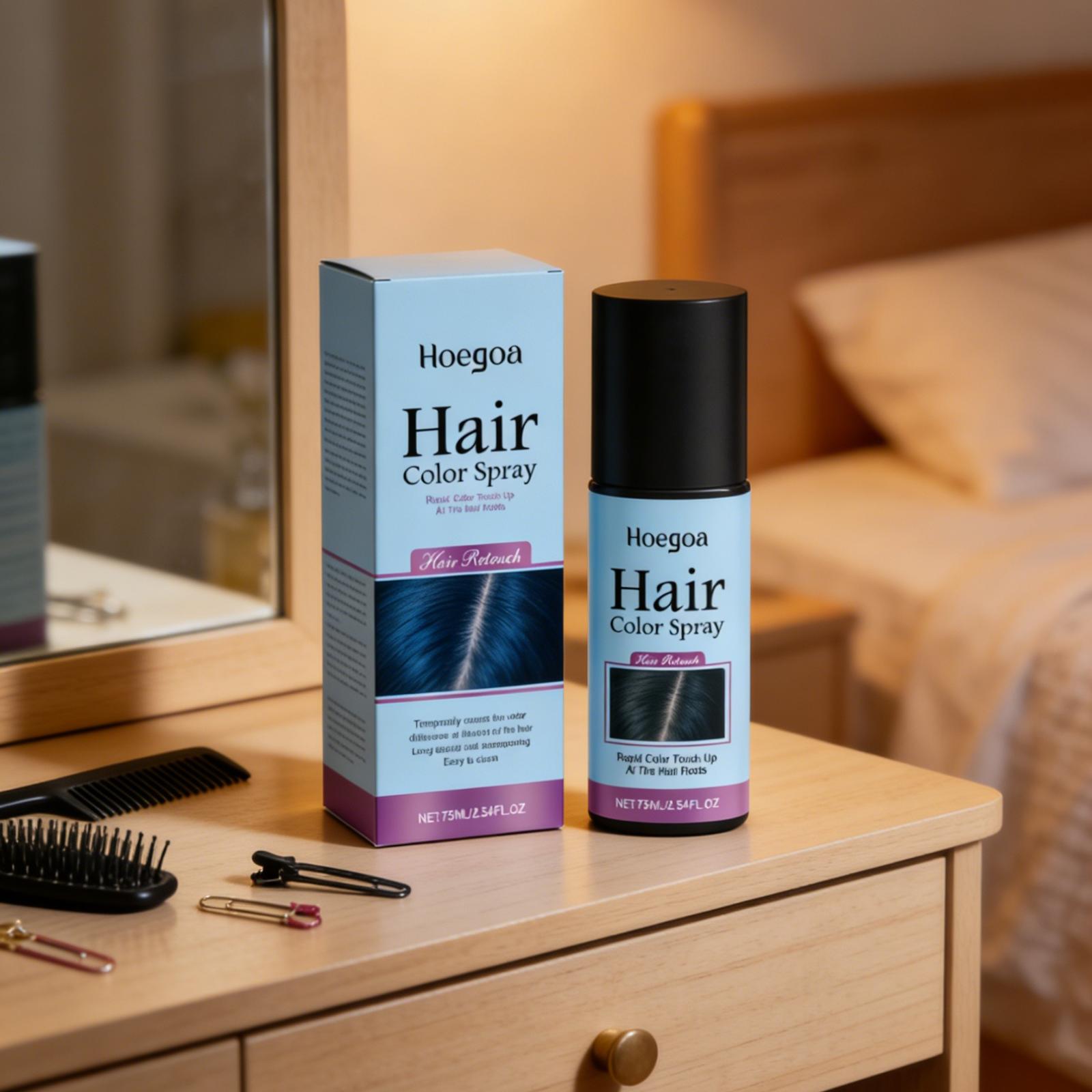 Hoegoa Hair Color Spray Hair S - đánh giá và giá Hair Spray Color