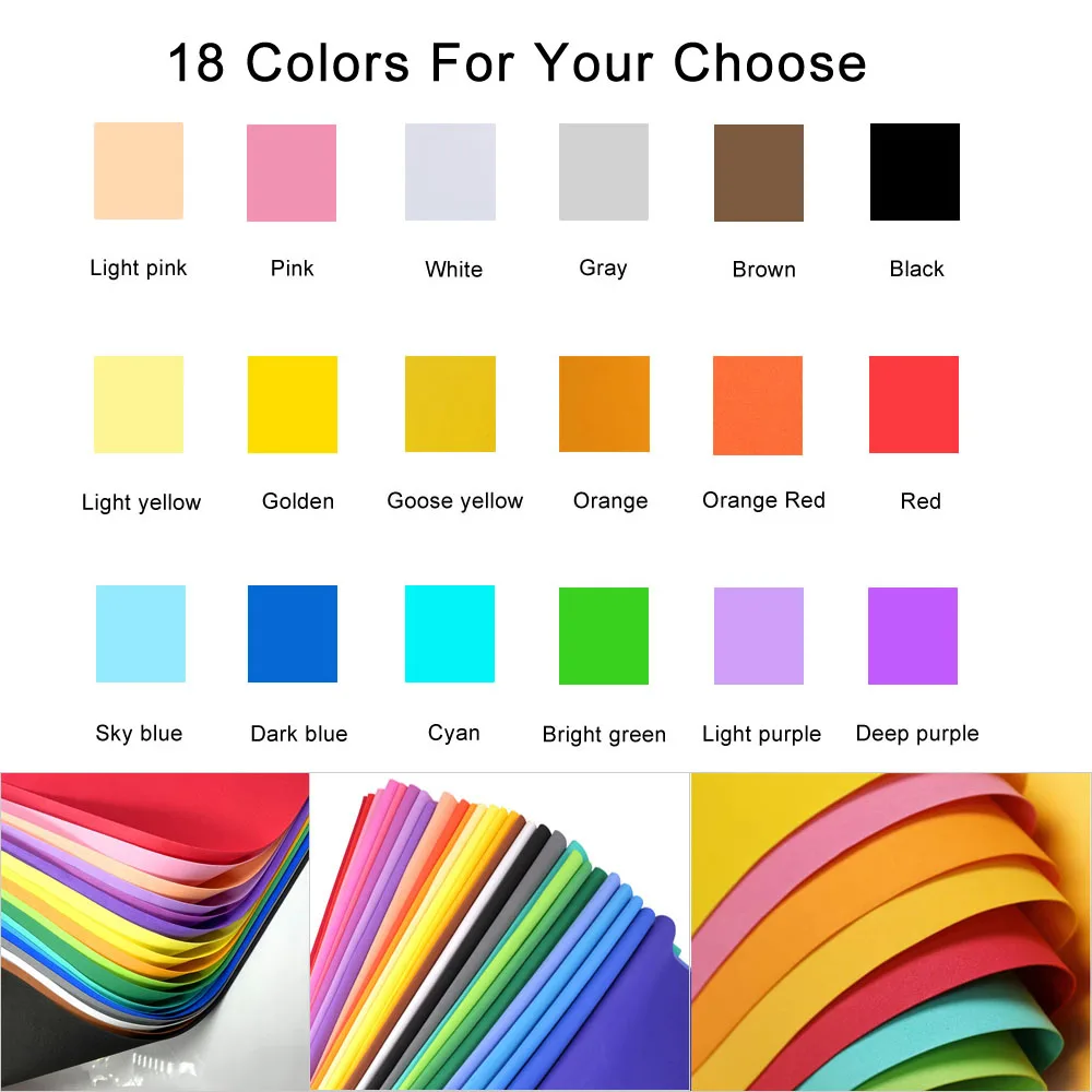1/18Pcs Colorful EVA Foam Shee - đánh giá và giá Cosplay Props Eva Foam