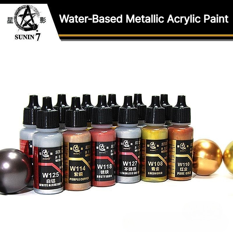 SUNIN 7 W101-124 20ml Eco-frie - đánh giá và giá Metallic Spray Paint