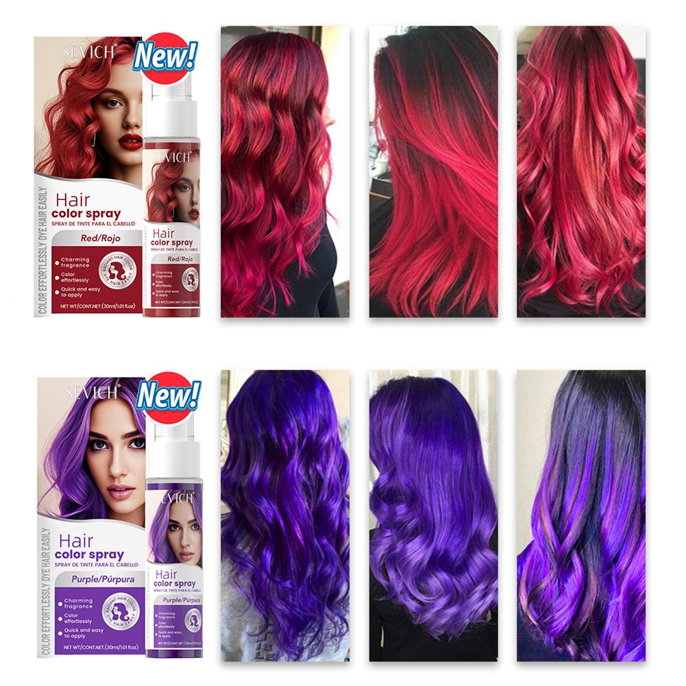 8 Colors Hair Color Spray Disp - đánh giá và giá Hair Spray Color