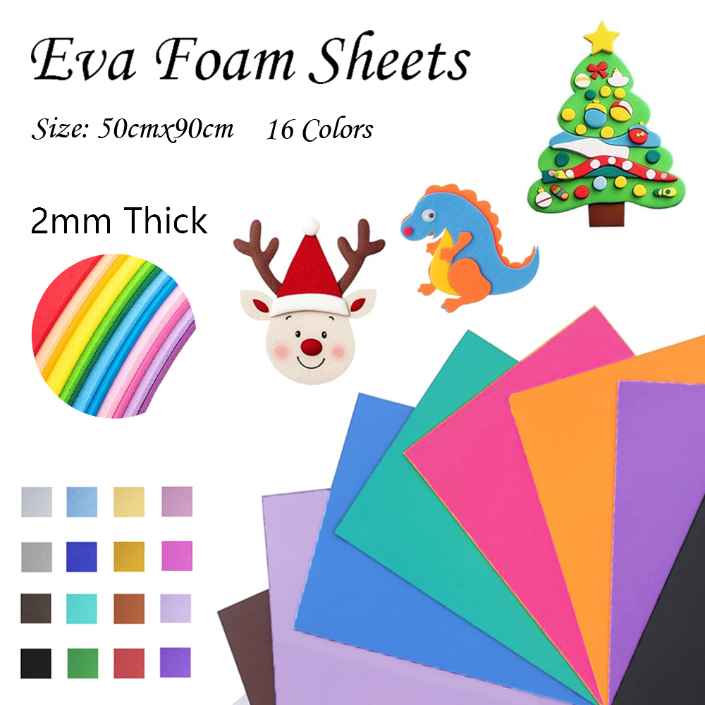 16 Colors Colorful EVA Foam Sh - đánh giá và giá Cosplay Props Eva Foam