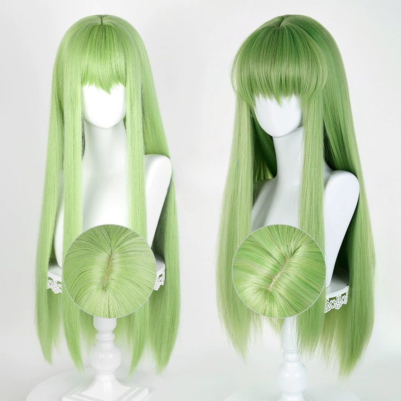 Anime CC Cosplay Green Wig Lon - đánh giá và giá Prop De Cosplay