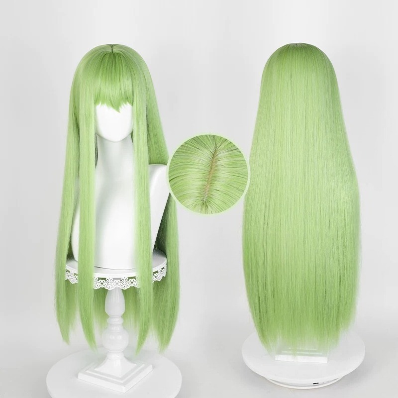 Anime CC Cosplay Green Wig Lon - đánh giá và giá Prop De Cosplay