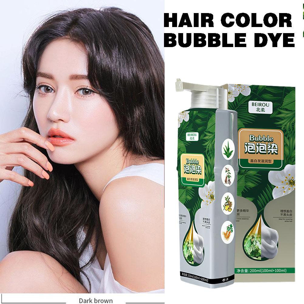 Bubble Hair Dye Shampoo Plant  - đánh giá và giá Hair Spray Color