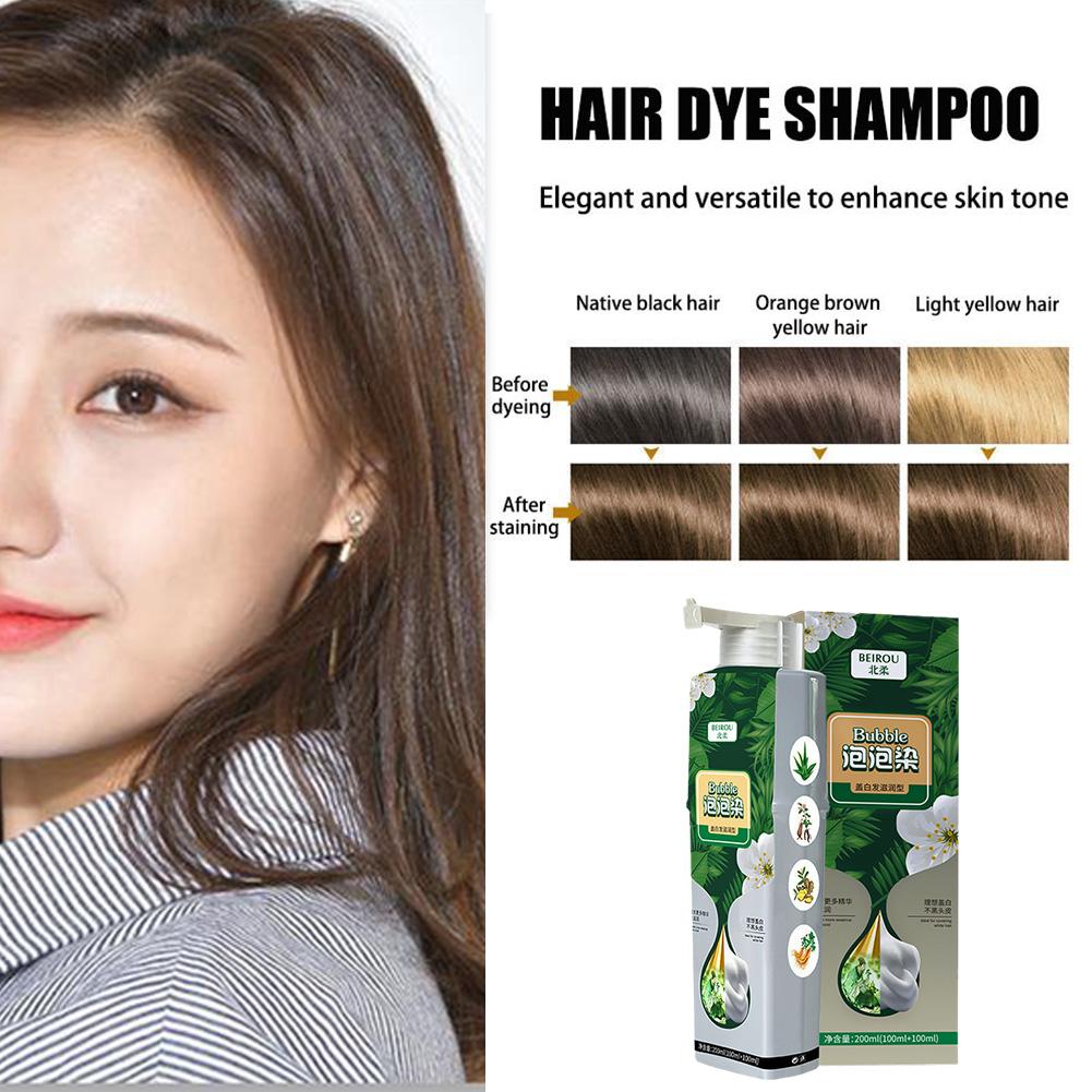 Bubble Hair Dye Shampoo Plant  - đánh giá và giá Hair Spray Color