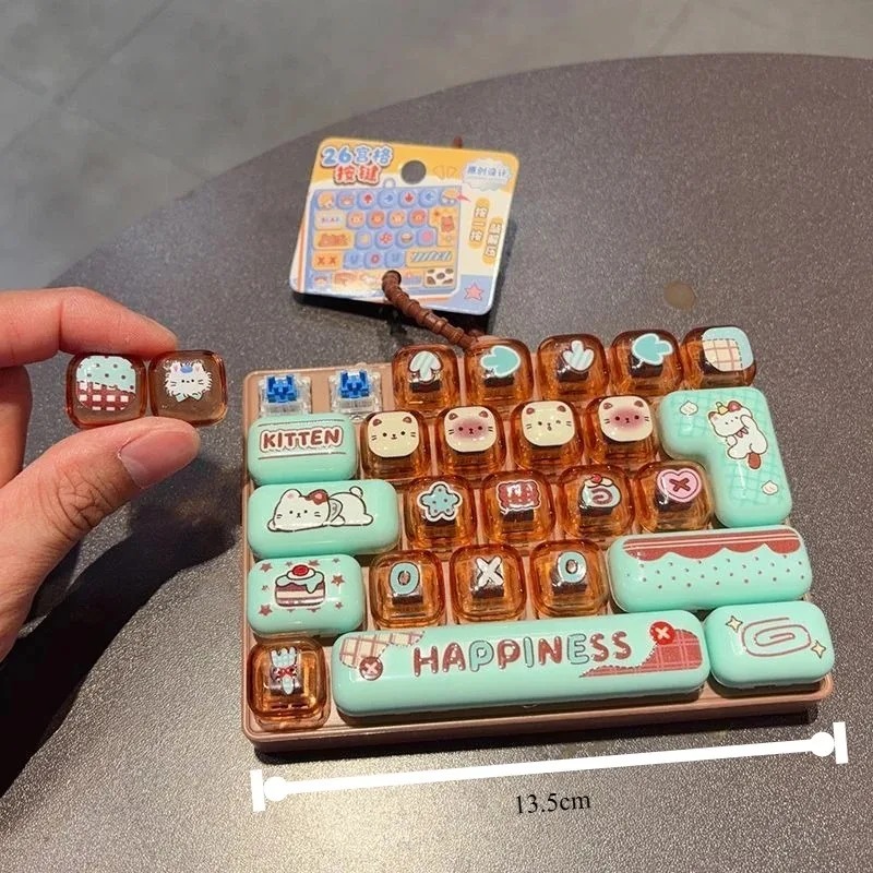 In Stock 26Grid Keycap Clicker - đánh giá và giá Cosplay Fire Prop