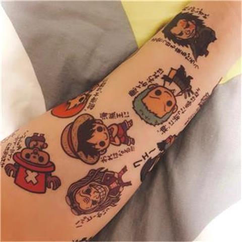 New Temporary Tattoo Stickers  - đánh giá và giá Cosplay Prop Designer