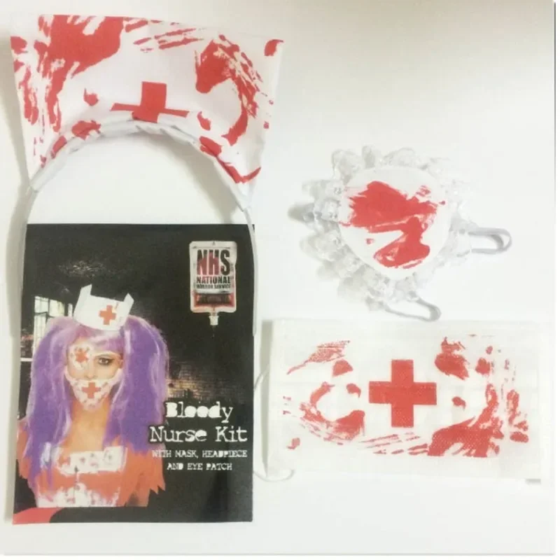 3pcs/Set Halloween Bloody Nurs - đánh giá và giá Cosplay Prop Kit
