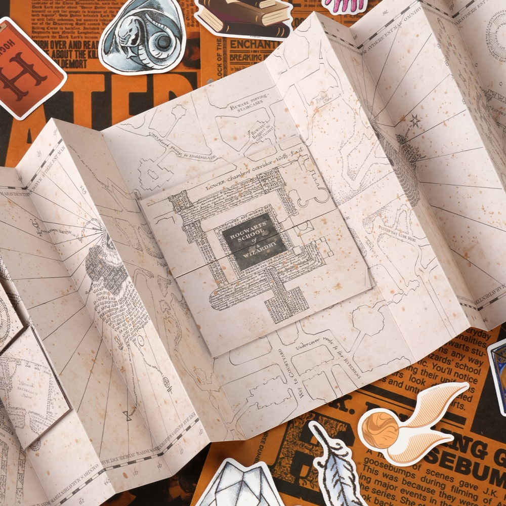 1PC Map Of The Marauder's Scho - đánh giá và giá Cosplay Props